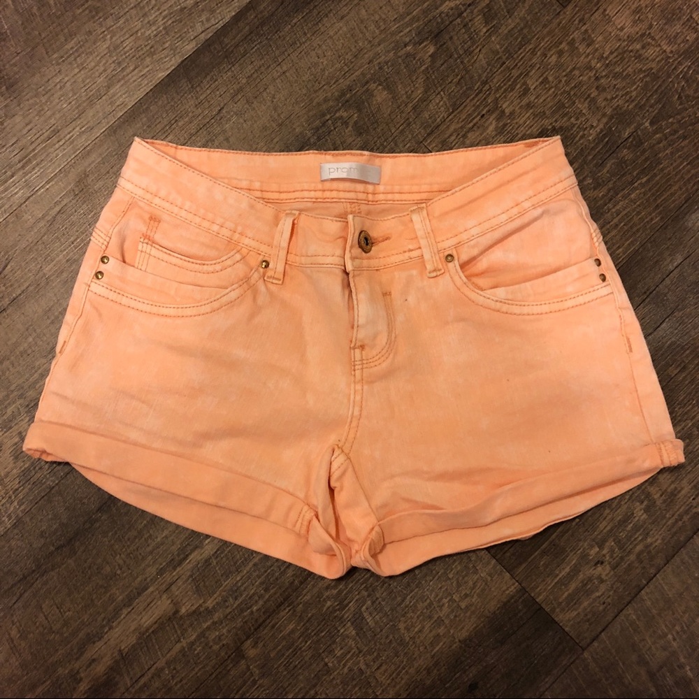 Promod Peach Denim Shorts